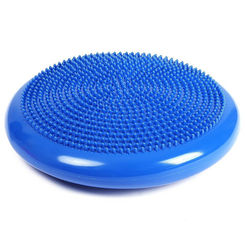 Полусфера массажная овальная надувная Sportex (синяя) (ПВХ) d-33см MSG100-2 800_800