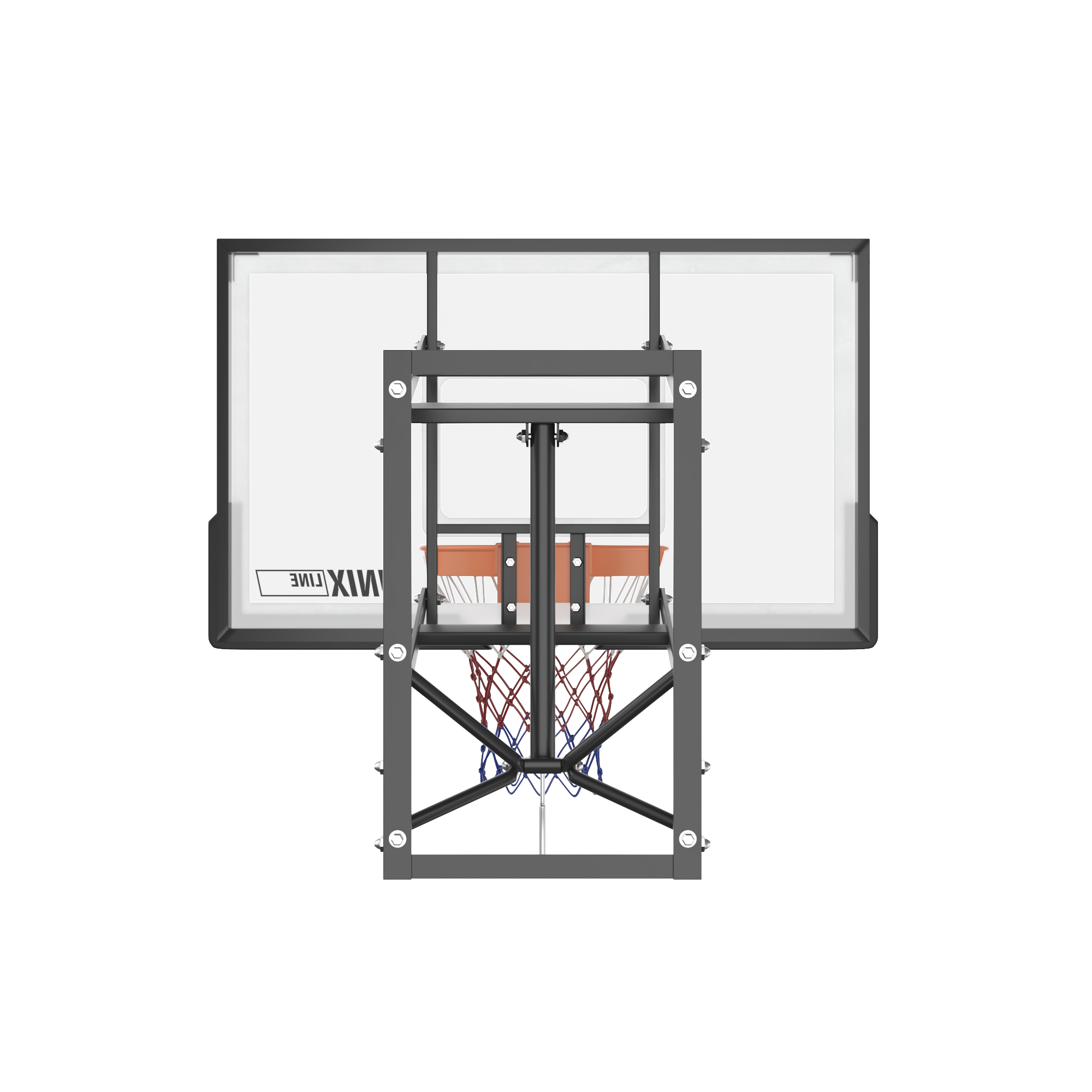 Баскетбольный щит регулируемый Unix Line B-Backboard-PC 50"x32" R45 BSBS50APCBK 2000_2000