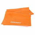 Эспандер Torres латексная лента, 120см, шир15 см, сопротивление 4 кг AL0021 оранжевый 120_120