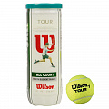 Мячи теннисные Wilson All Court 3B WRT106300 120_120