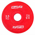 Диск обрезиненный цветной d51мм, 2,5кг Profi-Fit 120_120