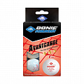Мяч для настольного тенниса Donic 3* Avantgarde, 6 шт, белый 120_120