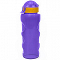 Бутылка для воды LIFESTYLE со шнурком, 500 ml., anatomic, прозрачно/фиолетовый КК0157 120_120