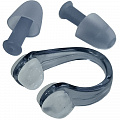 Комплект для плавания беруши и зажим для носа Sportex C33422-2 черный 120_120