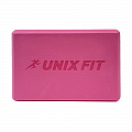 Блок для йоги и фитнеса 23х15х7см UnixFitt YBU200GPK розовый 120_120