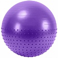 Мяч гимнастический Sportex Anti-Burst полу-массажный 65 см FBX-65-2, фиолетовый 120_120