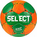 Мяч гандбольный Select FORCE DB V22, 1622858446, Senior (р.3), EHF Appr,ПУ, гибр.сш., оранжево-зеленый 120_120