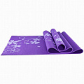 Коврик для йоги и фитнеса YL-Sports BB8303 с принтом, фиолетовый 120_120