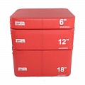 Набор плиобоксов Perform Better Extreme Foam Plyobox Set 3 3401 красный 15 см, 31 см, 46 см, красный 120_120