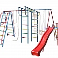 Детский спортивный комплекс Вертикаль А1+П дачный Макси с горкой 3,0 м + Дополнение Моряк 120_120