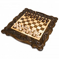 Шахматы + нарды Haleyan резные Корона 50 kh119 120_120
